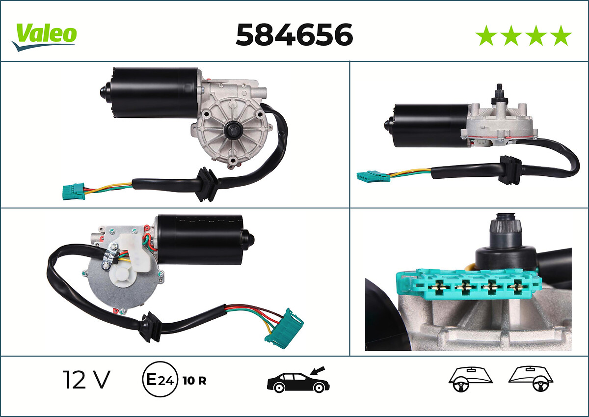 Moteur d'essuie-glace VALEO 584656